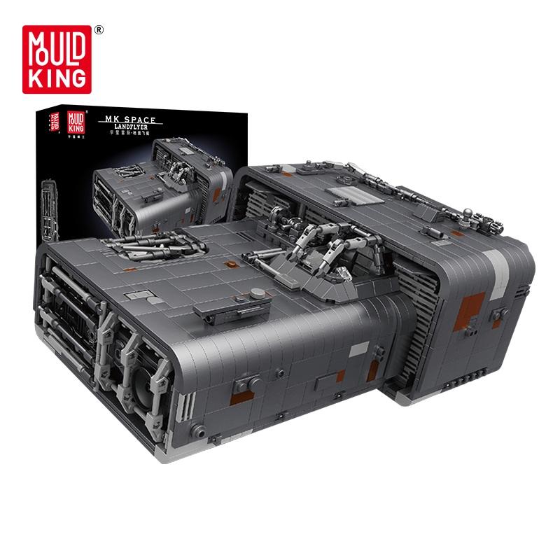 

MOLD KING 21061 Star Plan Строительные блоки A-A4B Landflyer Star Космический корабль Базовая модель MOC Кирпичи Игрушки для детей Рождественские подарки