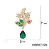 Flower Rhinestone Bouquet Crystal Pendant Brooches Badge Pin For Women Lady Clothing Flower Wedding Party Jewelry & Dress Accessory for Women