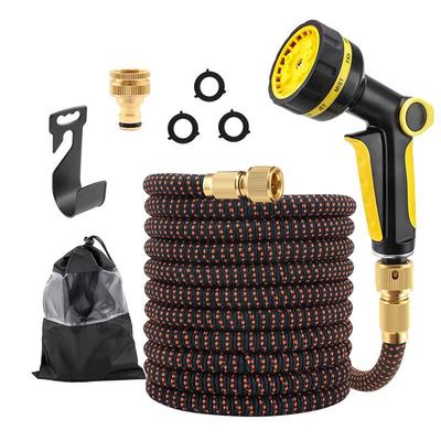 Midsummer Garden Automatic 2200D Retractable TPE Latex Water Hose for Household, Car Washing & Garden Watering