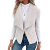 Damen Einfarbige Elegante Modeweste Vielseitig und Stilvoll
