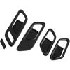 Car Door Handle Bowl, Compatible for Nissan Pathfinder 2024 2025 Accessories,Carbon Inner Door Handle Cover Frame Trim Protective Sticker Interior