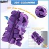1/5Pcs New Microfiber Duster Replacement Head Duster Window Dusting Cloth With Handle Clean Desk Blind Surface Dust Clean Tool
