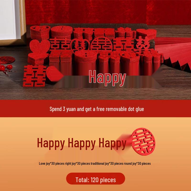 Double Happiness Wedding Bed Decor: Hand-Thrown Fruit Plate & Creative Scattering Decoration