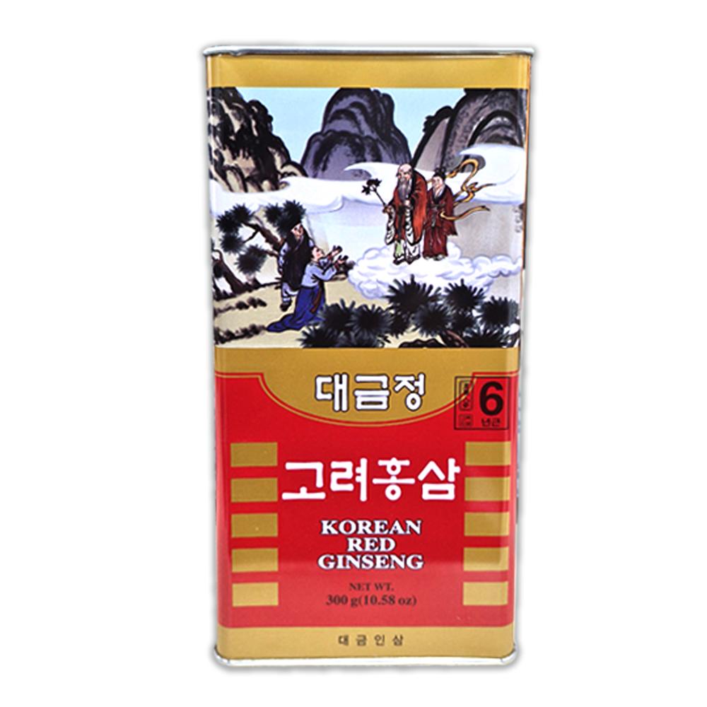 Goryeo Red Ginseng, 6-Year-Old Dried Red Ginseng, Small Can Slices, 31~50 Roots, Dried Red Ginseng 300g, 4 pcs
