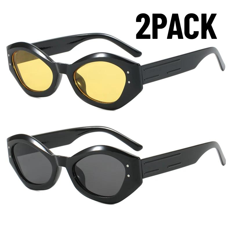 1PACK Luxury Cat Eye Women Sunglasses Small Frame Oval Glasses Female Trendy Eyewear Fashion Brand Shades Oculos De Sol