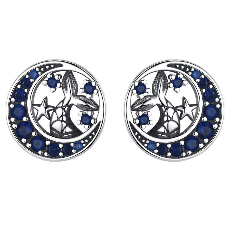 925 Silver Ocean Theme Earrings Dolphin Sea Star Shell Turtle Original Design Fashion Jewelry for Women