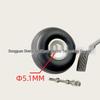 Fixed-Wing Model Aircraft Wheels: Aluminum Core PU with Carbon Fiber Gear