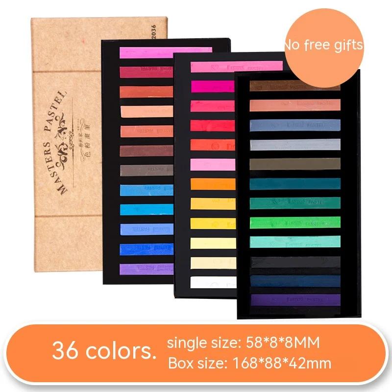 12/24/36/48Colors Soft Pastel Colored Crayon Chalk Drawing Coloring Stick for Artist Pigment Painting Pen Tool Powder Color Pens