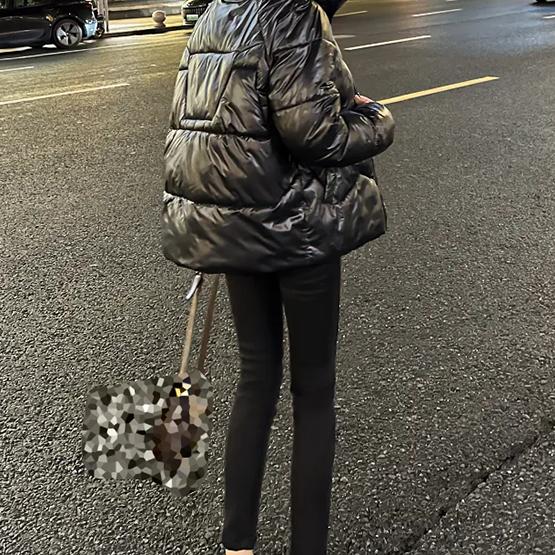 WTEMPO Stand Collar Outdoor Warm Coats Solid Color Thick Down Coats Autumn Winter Windproof Cold-proof Large Size Cotton-padded Jackets