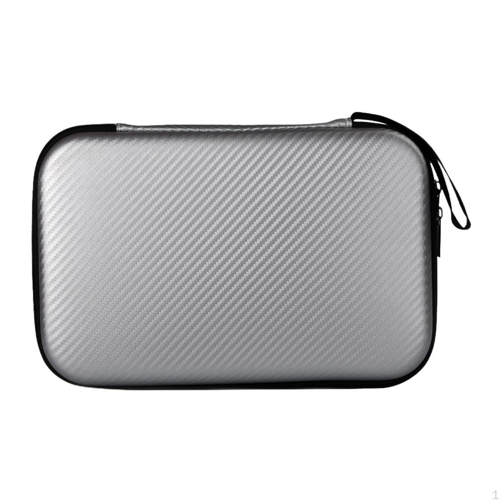 Hartschalen-Tischtennisschlägerhülle Schlägerschutzhülle Halter Reise Tragbar für 2 Schläger Tisch