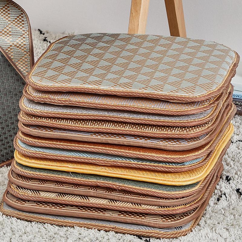 1PC Breathable Summer Cool Pad Seat Protector Bamboo Seat Chair Cover Office Home Decor