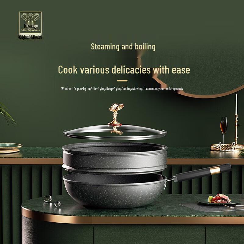 Maifan Stone Non-Stick Stir-Fry Wok