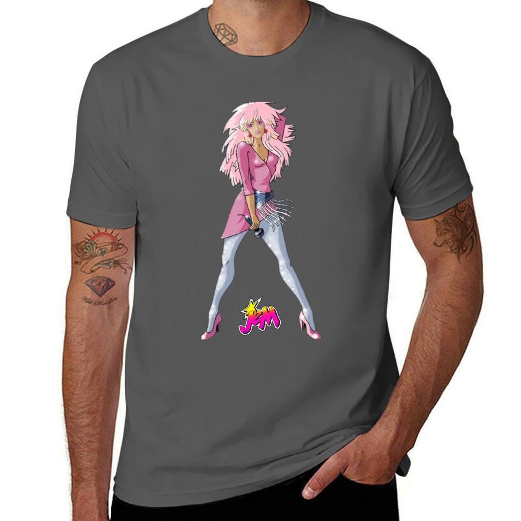 Jem and the Holograms TShirt black cotton tshirt plain for Unisex package essential t shirt TShirt