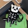 Tote bag ugly cute personality small backpack schoolbag female Japanese and Korean ins new niche ghost skeleton small backpack tide