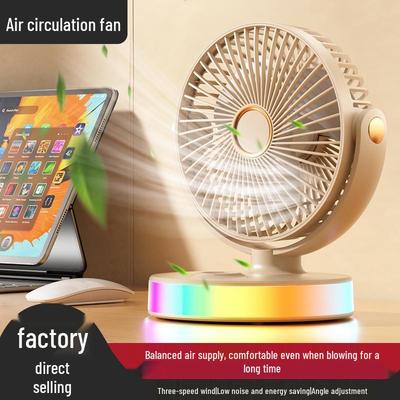 USB-aufladbarer leiser Mini-Schreibtischventilator für Büro und Wohnheim