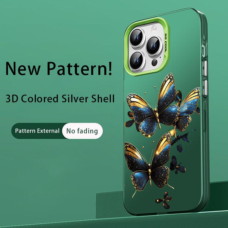 Modne etui na telefon z motywem motyla dla iPhone 16E 16 15 14 13 12 11 Pro Max XR X XS 7 8 14 15 Plus SE2 SE4 SE 2022 2020 2025 Pokrowiec