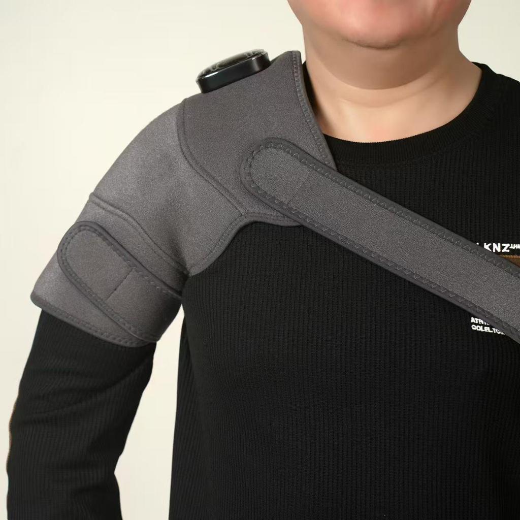 Magnetic Knee & Shoulder Massager with Heat, Rotation, and Vibration - Electric Therapy for Joint Pain Relief