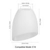 5pcs Horseshoe Lamp Shade Durable Plastic Table Lamp Replacement Light Cover For Bedroom Study Office Decorative Lighting