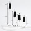 30/50/100pcs 2ml 3ml 5ml 10ml Portable Empty Refillable Bottle Glass Perfume Bottles  Cosmetics Bottle Sample Thin Glass Vials