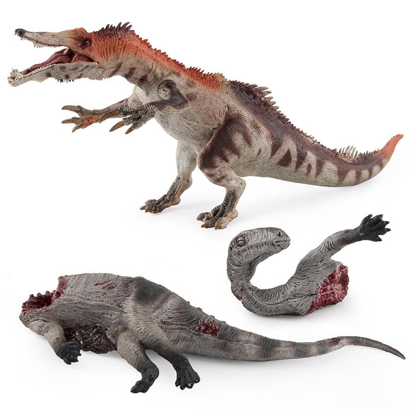 Animal Model Toys, Jurassic Dinosaur World, Solid Decapitated Dinosaur Carcass Stygimoloch Crystosaurus