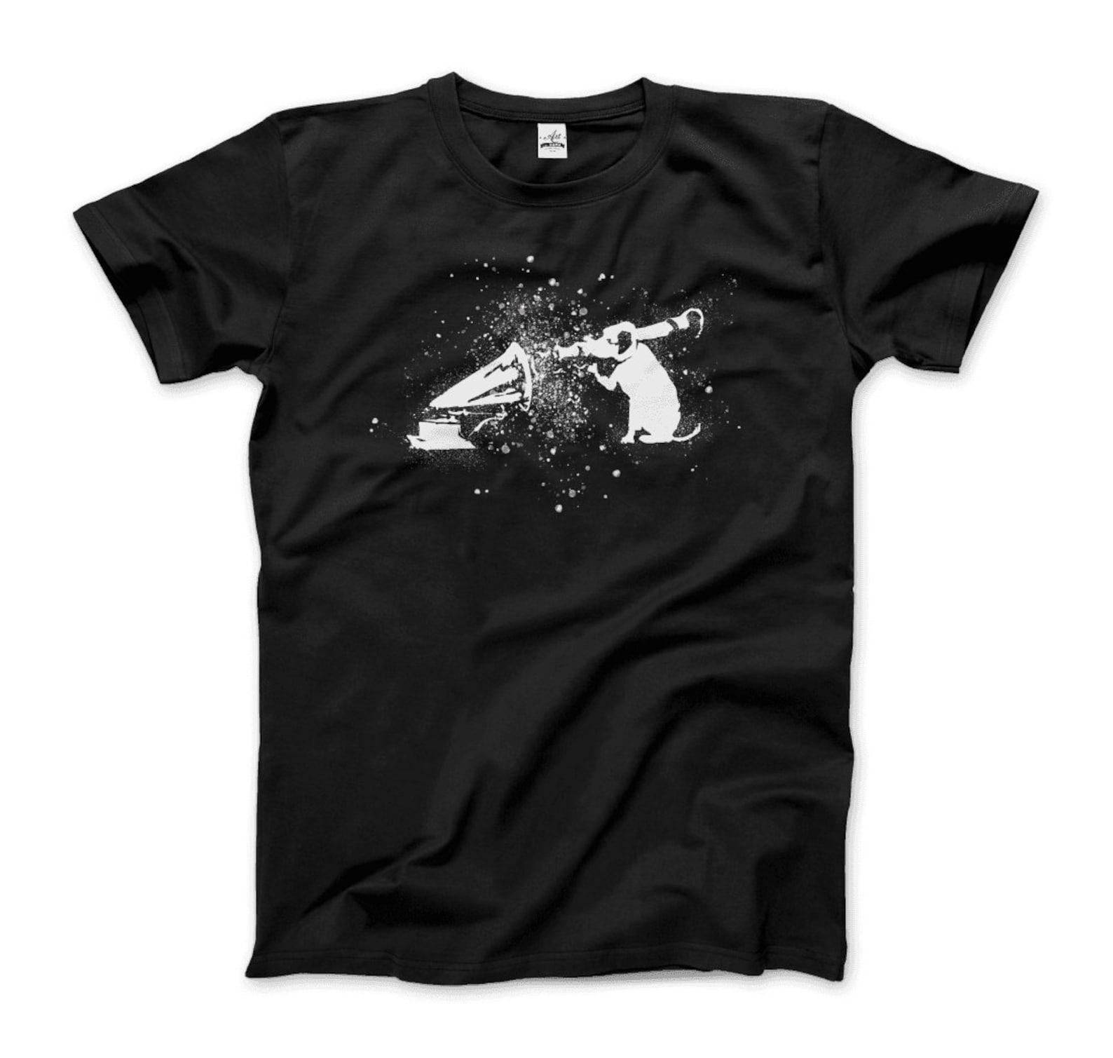 Banksy Rocket Dog (His Master’s Voice) Street Art T-Shirt S