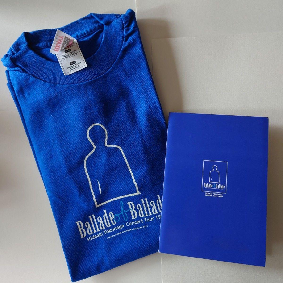 Used Hideaki Tokunaga Ballade of Ballade Tour T-shirt Postcard