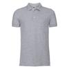 Russell Mens Heather Stretch Fitted Polo Shirt