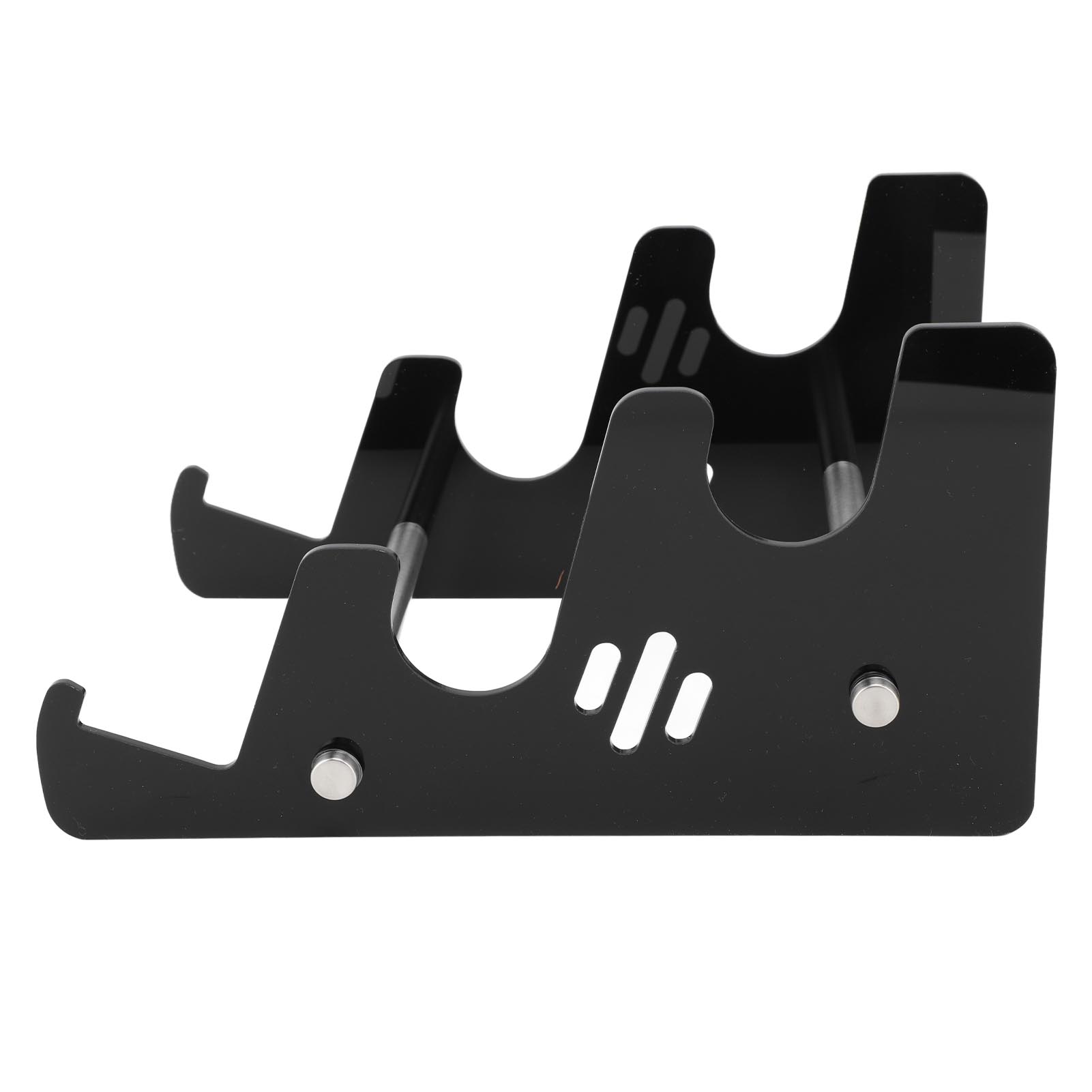 

Acrylic Keyboard Display Stand Mechanical Computer Keyboard Stand Shelf for Desk 3 Tier Keyboards Storage Holder чёрный