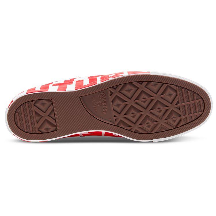 Converse Chuck Taylor All Star Comfortable High Top Canvas Shoes Unisex Sneakers White Red 168554C