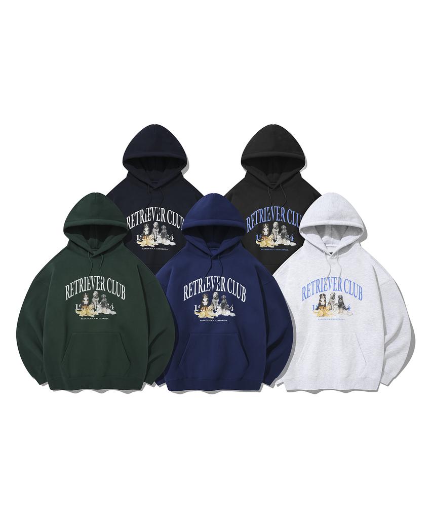 Retriever Friends Hoodie [Melange Gray]