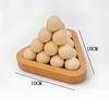Toys Educational Creative Pyramid 3D Wooden Brain Teaser Puzzle Fun Difficult Problem Solving For Adults Kids Children
