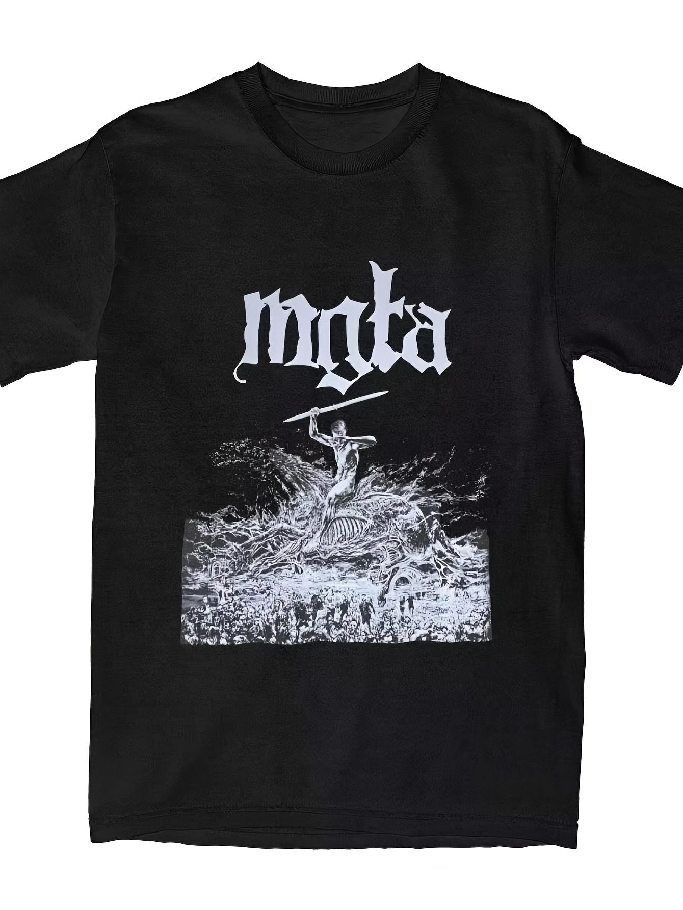 Mgla Age of Excuse Black Metal T-shirt - Unisex Bold Graphic Print S