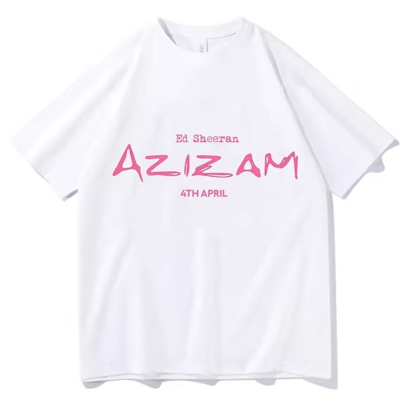 Ed Sheeran Tshirt Unisex Unisex Letter Print Oversized Casual Streetwear Pop Music Fan Short Sleeve Tee Tops