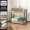Large-capacity Kitchen Spice Rack Multi-functional Dish Drying Rack Bold And Thick Dish Rack Load-bearing Tough Stand