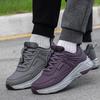 Spring and Autumn new leather waterproof elderly shoes women's lightweight mother shoes non-slip middle-aged and elderly walking shoes dad casual shoe