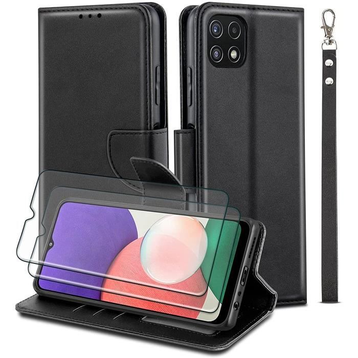 Coque - Luxe - Samsung Galaxy A22 5G - Protection complète - Souple - Cuir synthétique PU