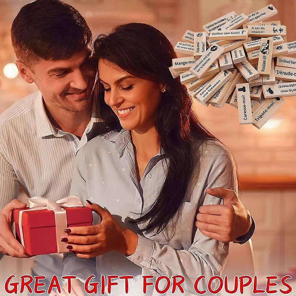 Couple Dating Block Tower Game Cross-Border Wooden New