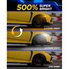 AUTOONE Switchback LED Side Marker Lights Compatible With 10Th Gen Honda Civic 2016-, Amber Yellow Turn Signals & White Daytime Running Lights,