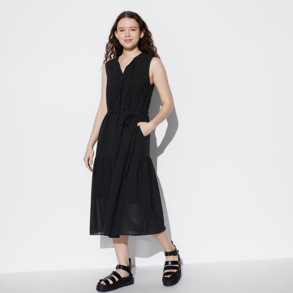 

Легкое хлопковое платье UNIQLO без рукавов