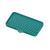 Wavy Pattern Silicone No-Drill Soap Dish & Drain Mat Rack