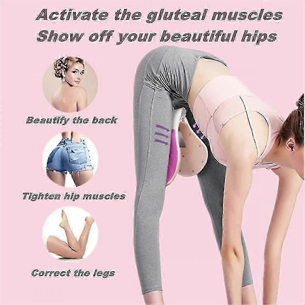 Exerciser Bladder Control Device Pelvic Floor Trainer Thigh Master Muscle Toner Exercise Correcting Buttockspink-purple [ue_m24