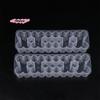 M-1/3Pcs 24 Slots 3ML Vial Storage Case Stackable Plastic Microtube Storage Box Clear Freezer Tube Box Refrigerator Organizer