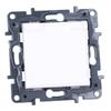 Single Power Socket with Grounding IP44, Screw Terminals, Without Switch