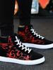 Fashion High Top Canvas Shoes for Men Fashion Platform Sneakers Spring Winter Male Casual Vulcanized Shoes Student Tenis Masculino