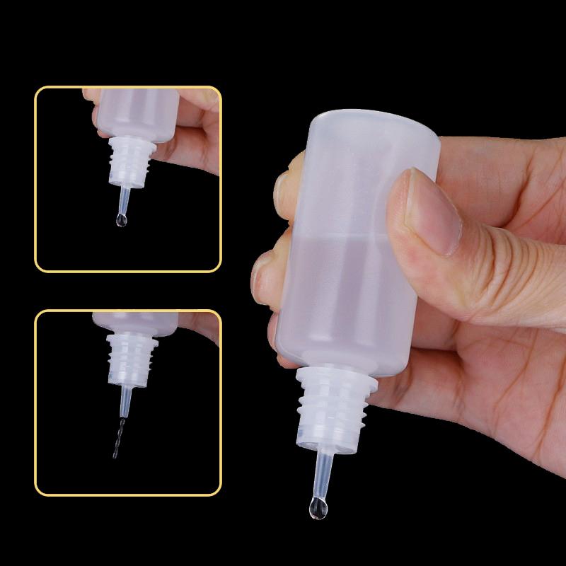10Pcs Refillable Bottles With Cap Empty Dropper Bottle Transparent Plastic Foundation Cream Travel Cosmetic Sample Containers