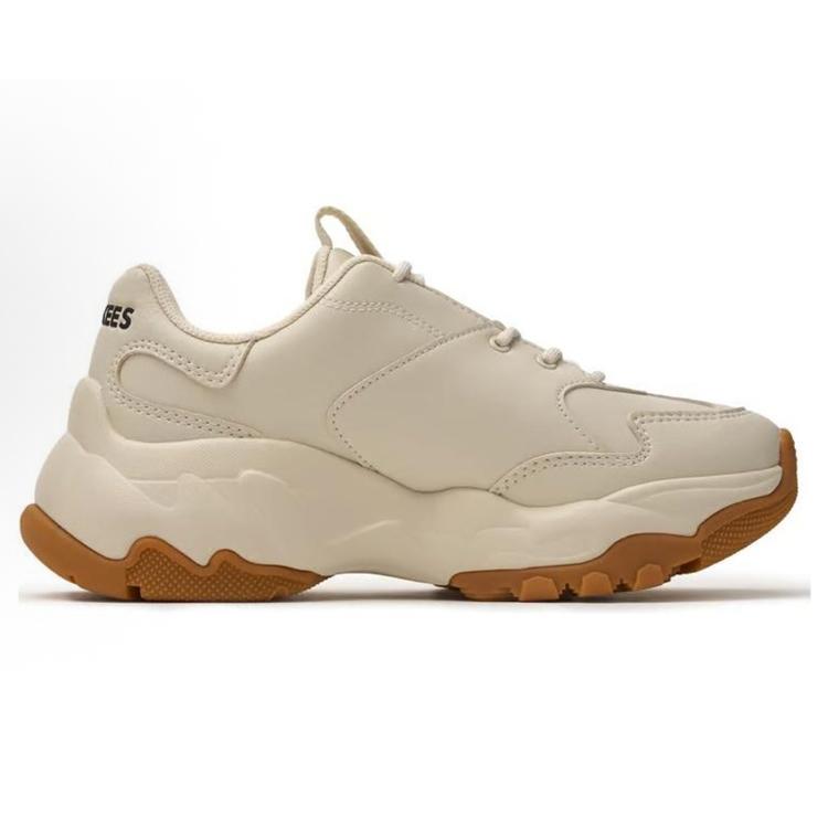 MLB Big Ball Chunky Slip Resistant Abrasion Resistant Low top Chunky Sneakers Unisex Beige 3ASHC104N-50BGL(Team181-)