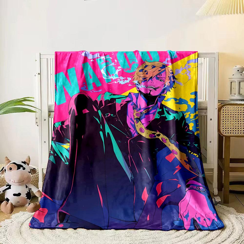 

Vivid neon tones, bold gradients, abstract smoke, and sharp silhouettes. for all seasons blanket lunch break throw gift 80cm x 120cm