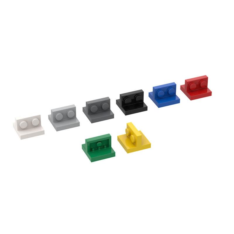 10Pcs 41682 Centered Double Bracket Wall 1 X 2-2 X 2 Block Moc Color Accessories Compatible with Brick DIY Children's Toys