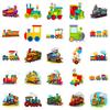 50 Train Front Guitar Notebook Stickers Diy Waterproof Hand Account Decorative Stickers