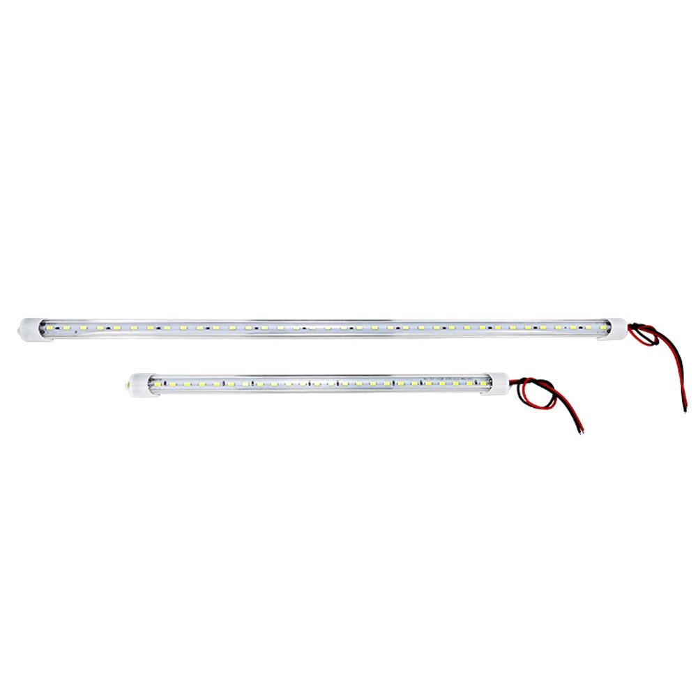 12-80V 24/36 LED Car Interior Light Lamp Strip Bar on/Off Switch for Van Lorry Truck Camper Caravan Camping RV Caravan